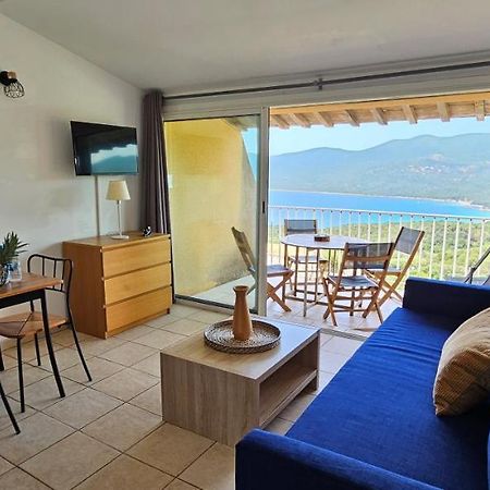 Chalereux T2 Vue Mer Et Piscine Alba Rossa Serra-di-Ferro  Luaran gambar